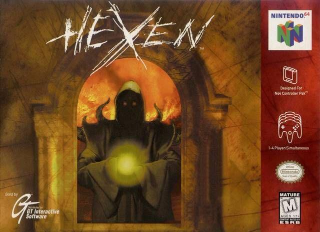 Hexen jogo original para nintendo 64