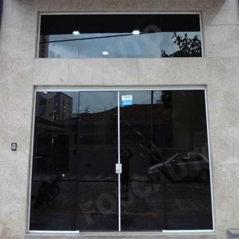 Porta em vidro temperado fume ou verde 