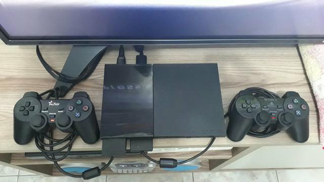 Ps2 slim desbloqueado tudo ok