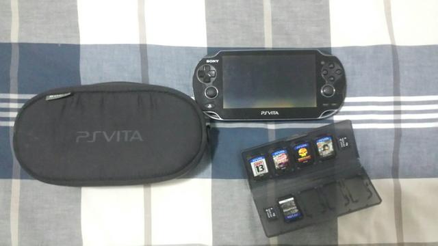 Psvita original + jogos + acessorios
