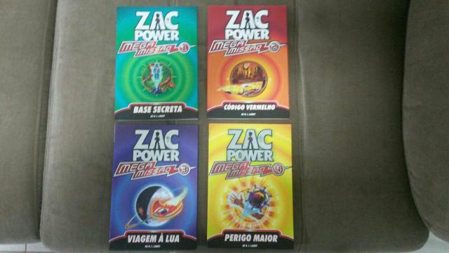 Vendo coleção de livros Zac power
