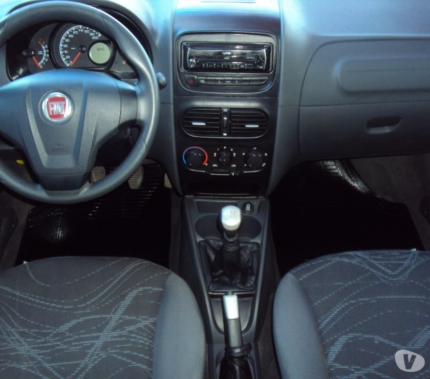 Fiat Siena EL  flex completo abs airbag preto