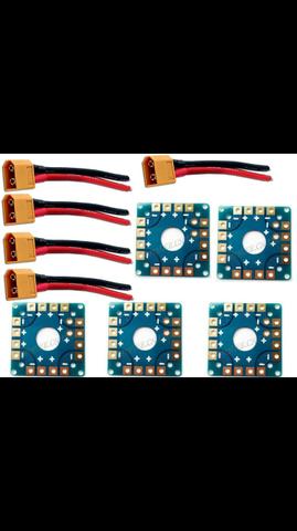 Placa de Distribuição + XT60 3x3 cm