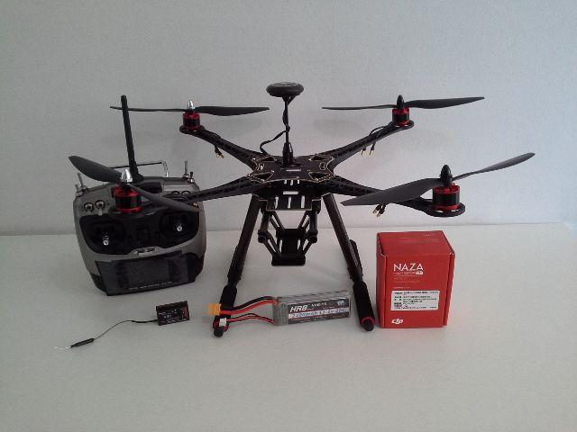 Drone S500 - Kit Motor+Esc+Frame+Hélices + Brindes