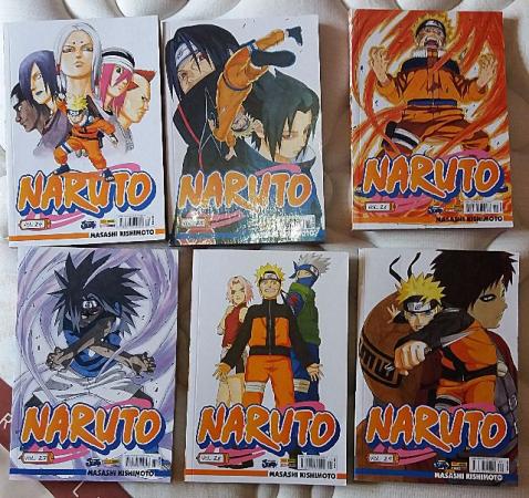 Mangás Naruto Shippuden vol. 24 ao 
