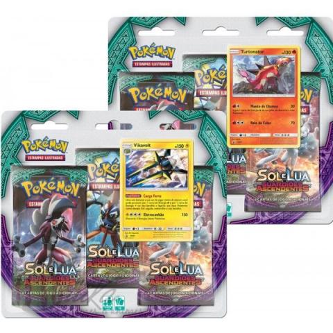 Triple Pack Pokémon Sol E Lua 2 Guardiões Ascendentes Tcg