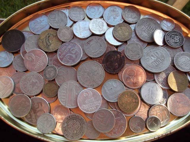 (02) - lote de moedas