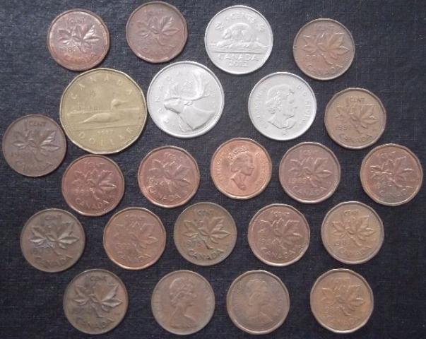Coleção de moedas do Canadá