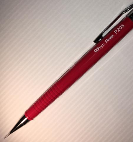 Lapiseira Pentel Sharp 0.5 Vermelha - nova