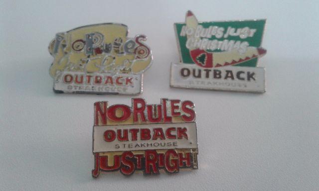 Pins - Outback - No Rules
