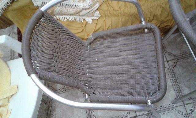 6 Cadeiras de alumínio