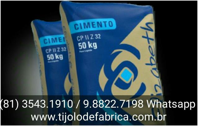 Cimento Elizabeth e Cal mix Mega O