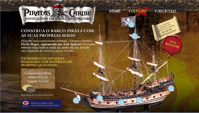 Coleção Navio Piratas do Caribe - Completa - Lacrada