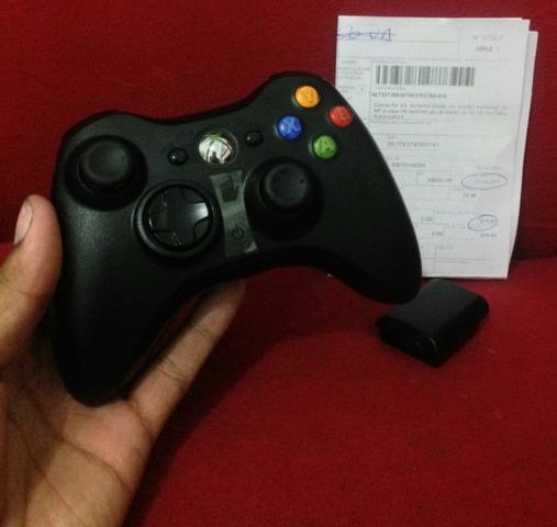 Controle Xbox 360 Sem Fio Original Novo