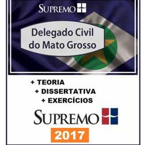 Curso Delegado Civil Mato Grosso MT Supremo 