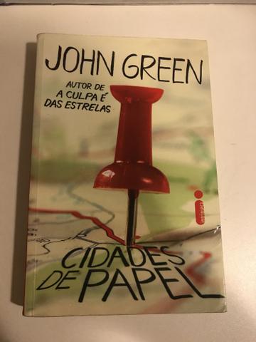 Livro "Cidades de papel" do autor "John Green", super