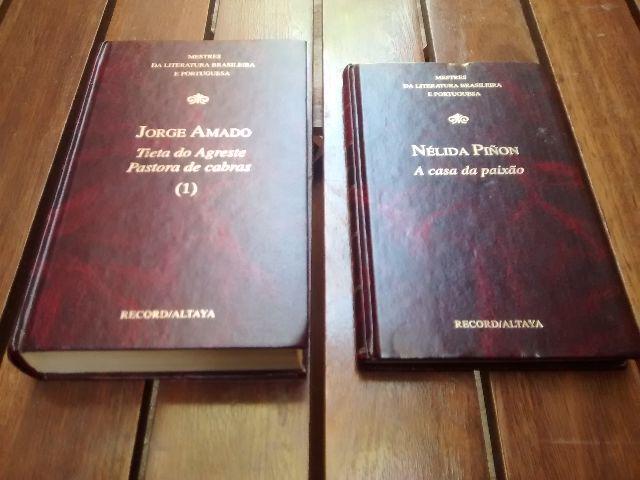 Livros Jorge Amado e Nelida Pinon