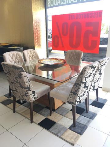 Mesa de jantar + 6 cadeiras SHOWROOM