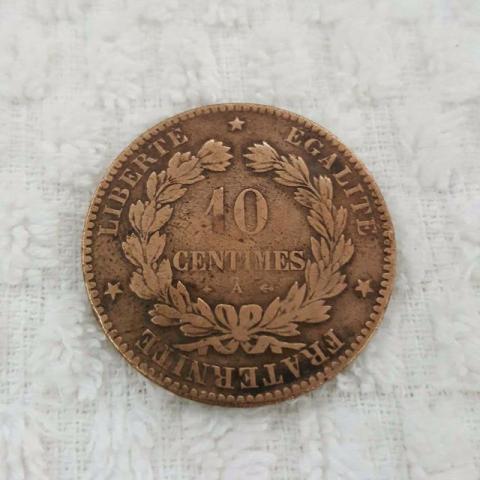 Moeda 10 centimes  Republique Francaise - Bronze