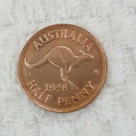 Moeda Half Penny Austrália  King George VI