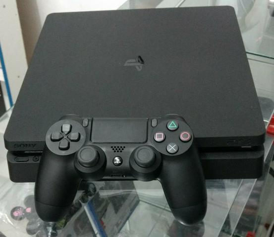 Play 4 slim 500gb completo modelo mais recente
