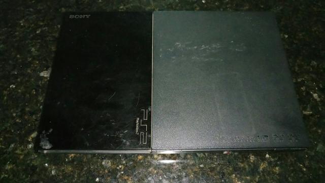 Playstation 2 semi novo com 1 controle + memory card novo +