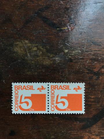 Selo raro Brasil anos 70 não usado