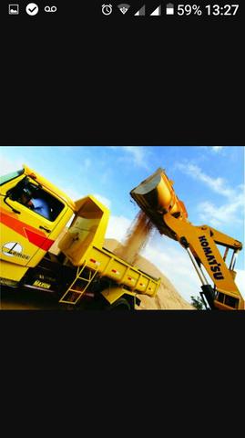 Areia/areola/pedra e aterro