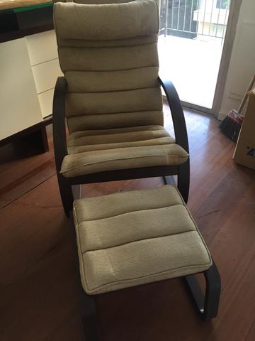 Cadeira chaise de chenille lindo design confortável
