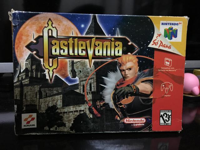 Caixa e manual Castlevania - Nintendo 64
