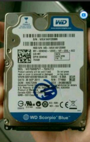 Hd 700 gb semi novo servivem desktop e Notebooks