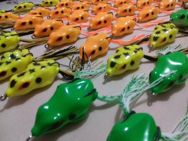 Iscas frogs de pesca