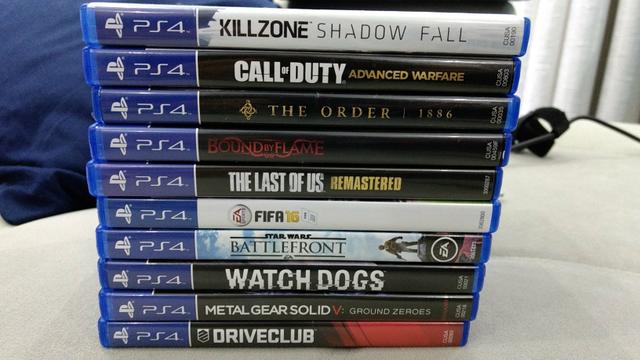 Lote 10 jogos ps4