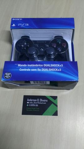 Na caixa - controle Ps3