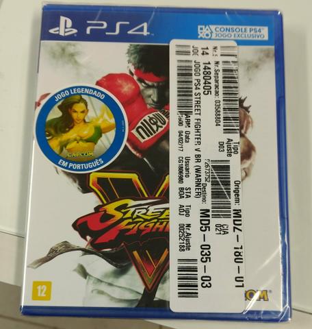 Street Fighter V (5) PS4 Lacrado