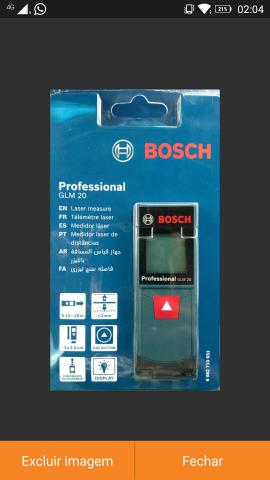 Trena a laser Bosch