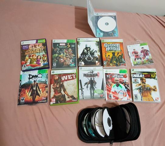 Xbox 360 + vários jogos