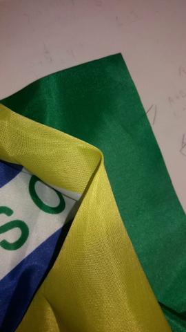 Bandeira do BRASIL com suporte p/bastão 1.50 X 0.85