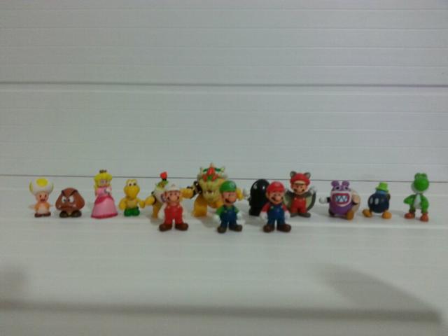 Coleção Super Mario - Nini Figuras Nintendo (14 Peças)