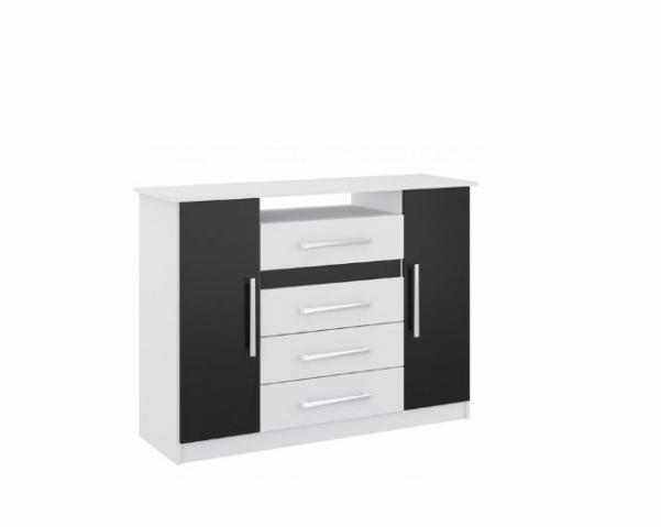 Espaçosa Cômoda 2 portas e 4 gavetas D250 Entrega Grátis