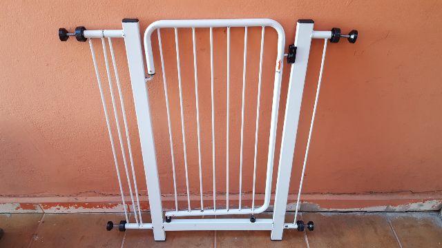 Grade com portinhola e com extensor Branca imperdivel