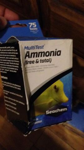 Teste De Amônia Multitest Ammonia Seachem 75 Testes