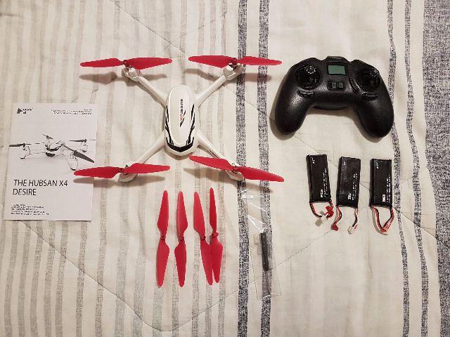 Drone Hubsan H502e X4 Desire + 3 baterias