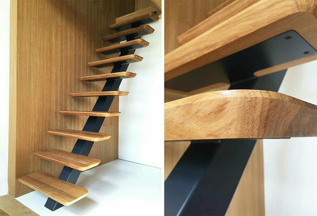 Escadas ferro madeira