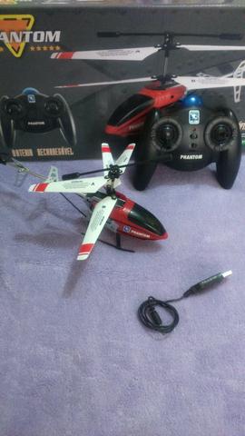 Helicóptero phantom bateria recarregável