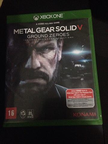Jogo Metal Gear Solid V Ground Zeroes Xbox One