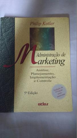 Livro de administração de marketing