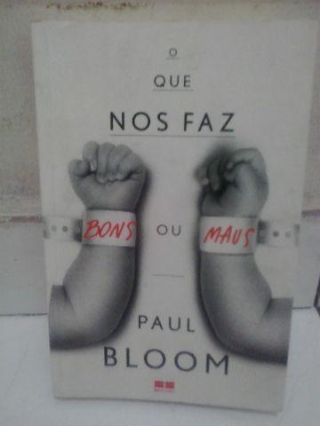 Livro o que nos faz bons ou maus