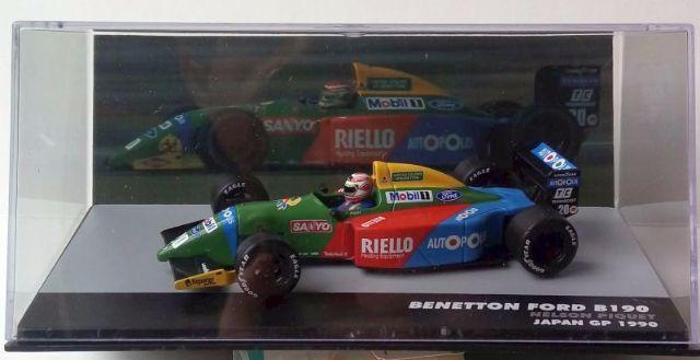 Miniatura BENETTON B190 - Nelson Piquet 