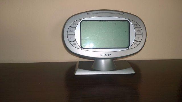 Relógio Sharp Digital Atomic Alarm Clock Model Spc315 Made
